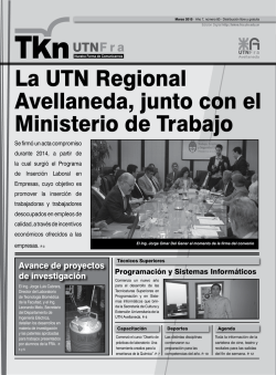 La UTN Regional Avellaneda, junto con el Ministerio de Trabajo