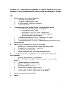 Documento para la audiencia temática regional ante la - HIC-AL