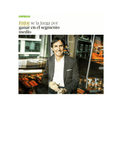 Entrevista Gerardo Cood – La Tercera