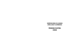 Muestras Colaterales Ciudad - Consejo Nacional de las Artes