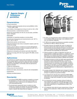 Agente limpio Extintores portátiles - Pyro-Chem