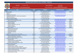 Directorio Municipal de Funcionarios, Unidades y Jefes de Division