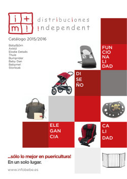 DI SE ÑO CA LI DAD ...sólo lo mejor en puericultura! En