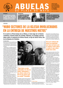 hubo sectores de la iglesia involucrados en la entrega de nuestros