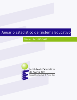 Anuario Estadístico del Sistema Educativo