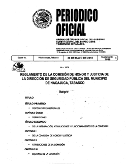 reglamento de la comisión de honor y justicia de la dirección de