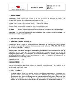 1. DEFINICIONES Terminado: Parte superior del envase en el cual