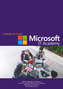 Catálogo de Cursos de Informática