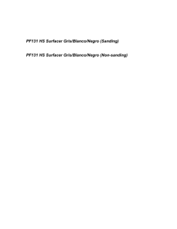 PF131 HS Surfacer Gris/Blanco/Negro (Sanding) - SDS
