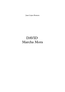 DAVID Marcha Mora - Juan López romera