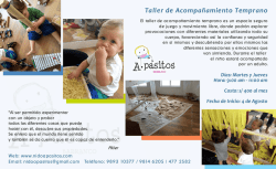 Taller de Acompañamiento Temprano