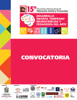 CONVOCATORIA - CENDI Centros de Desarrollo Infantil del Frente