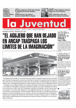el agujero que han dejado en ancap traspasa los límites de la