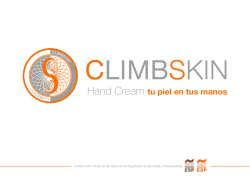 Dossier Climbskin 2015