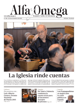 La Iglesia rinde cuentas