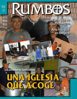 UNA IGLESIA QUE ACOGE - Di&oacute;cesis de Rancagua