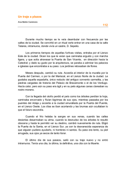 Un traje a plazos 112