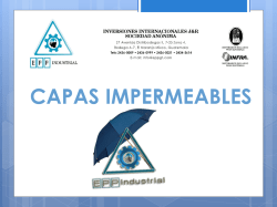 CAPAS IMPERMEABLES