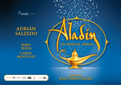 dossier – aladín, un musical genial