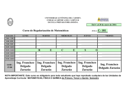 Curso de Regularización Matemáticas