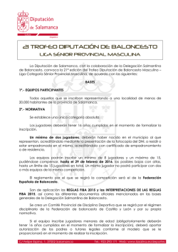 21º trofeo diputacion baloncesto masculino