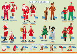 catálogo disfraces navideños
