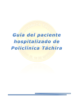 esta guía - Policlínica Táchira
