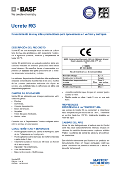 Ucrete RG - BASF Construction Chemicals Españ