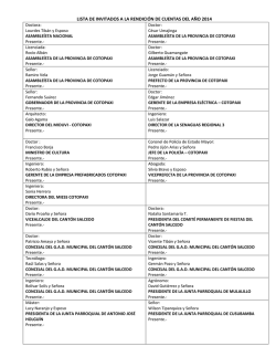 listadeinvitadosrd - GAD Municipal del Cantón Salcedo