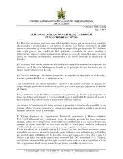 Ordenanza Nro. 12-2015 Pág. 1 de 6 EL ILUSTRE