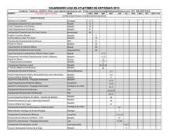 calendario liga de atletismo de antioquia 2015