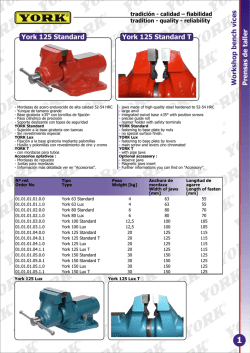 York 125 Standard York 125 Standard T
