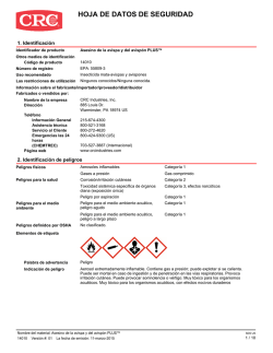 HOJA DE DATOS DE SEGURIDAD