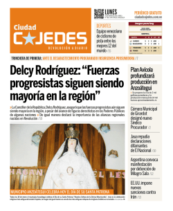 Delcy Rodríguez: “Fuerzas progresistas siguen siendo mayoría en