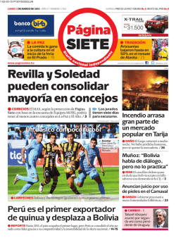 Revilla y Soledad pueden consolidar mayoría en