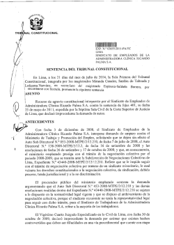 03655-2011-PA/TC - Tribunal Constitucional