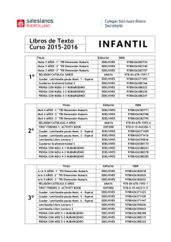 INFANTIL - Salesianos Puertollano