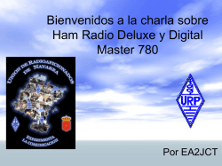 Ham Radio Deluxe y Digitales