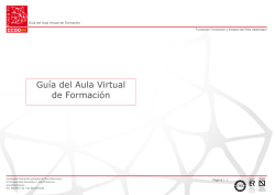 Guía del Aula Virtual de Formación - Forem-pv