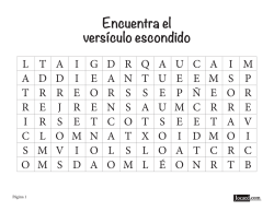 Encuentra el Versículo Escondido