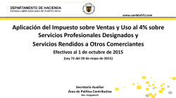 SERVICIOS RENDIDOS A OTROS COMERCIANTES