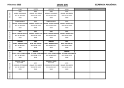 HORARIOS Salones 1EMA5