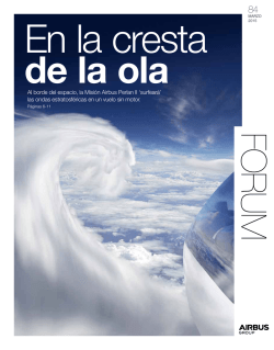 Al borde del espacio, la Misi&oacute;n Airbus Perlan II `surfear&aacute;` las