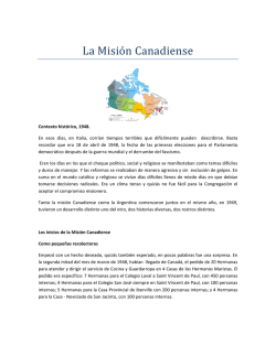 La Misión Canadiense - Instituto Canadiense Clarac