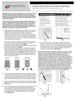 CONSTRUCCIÓN DE NUEVA VENTANA