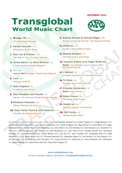 the pdf document - Transglobal World Music Chart