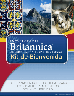 Kit de Bienvenida - Britannica Digital Learning