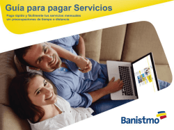 ¿Cómo pagar mis servicios?