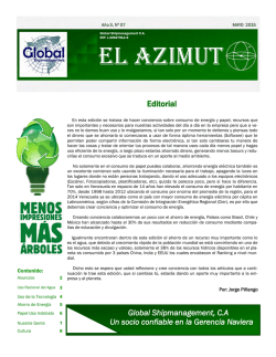 Editorial - global shipmanagement