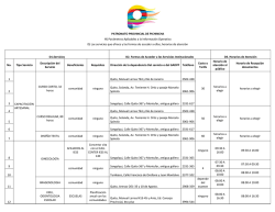 PATRONATO PROVINCIAL DE PICHINCHA l4) Parámetros